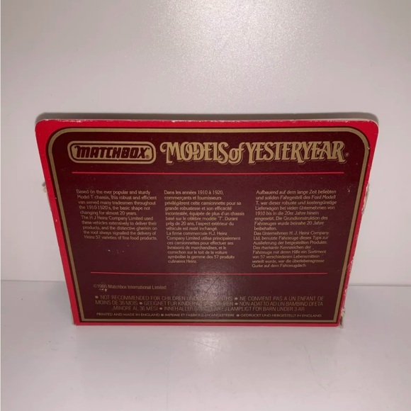 Matchbox Models of Yesteryear 1:35 Scale 1912 Ford Model T Y-12 Cerebos Salt - Picture 4 of 7